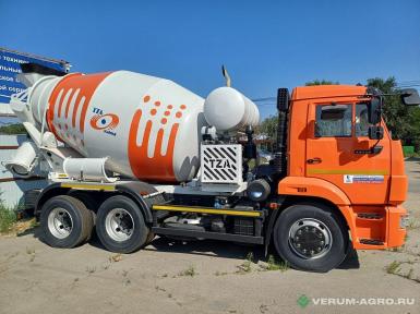 Специальные автомобили - КАМАЗ 581471 Автобетоносмеситель 7 м.куб.