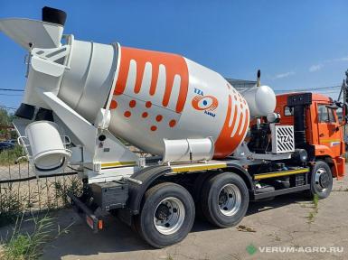 Специальные автомобили - КАМАЗ 581471 Автобетоносмеситель 7 м.куб.