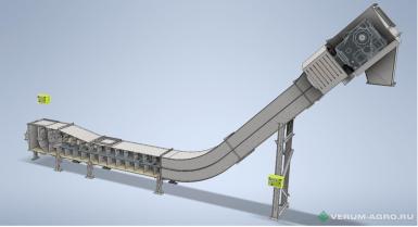 Прочее - БАЗУ-РУСЬ Скребковый цепной конвейер горизонтально-наклонный для зерна - самое надежное и эффективное решение