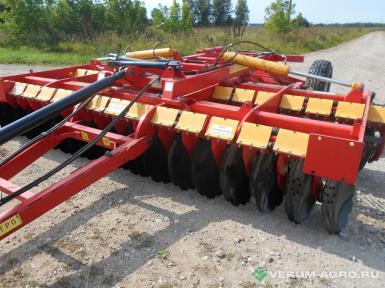 Бороны - БДТ-АГРО Борона дисковая БЭМС 6х2 двухрядная прицепная-складная на эластомерах  КОРТЕС
