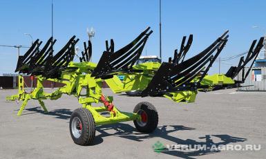 Плуги и глубокорыхлители - ВОЛГААГРОМАШ Плуг оборотный модульный  ПОМ-6+1+1 (комплект 6 корпусов)перьевой отвал и предплужники