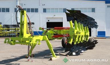 Плуги и глубокорыхлители - ВОЛГААГРОМАШ Плуг оборотный модульный  ПОМ-6+1+1 (комплект 6 корпусов)перьевой отвал и предплужники