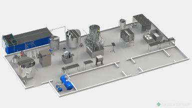 Оборудование для переработки и хранения молока - МОЛКОМ Цех комплектный по переработке молока 15 т в смену