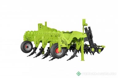 Плуги и глубокорыхлители - ВОЛГААГРОМАШ Глубокорыхлитель ГРН-9 опорные колеса, катковая приставка
