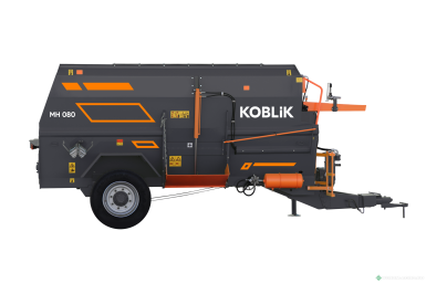 Кормораздатчики-смесители - KOBLiK Измельчитель-смеситель-раздатчик кормов MH 080 с автономной гидросистемой