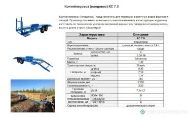 Прочее - AVR Плодовоз / Контейнеровоз КС 7.0