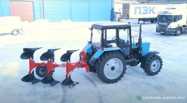 Плуги и глубокорыхлители - ALPLER Tor 3, (2+1) со сплошным винтовым отвалом, плуг навесной оборотный