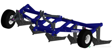 Плуги и глубокорыхлители - ДИБОР Культиватор плоскорез глубокорыхлитель КПГ-5 полуприцепной, с цельной рамой