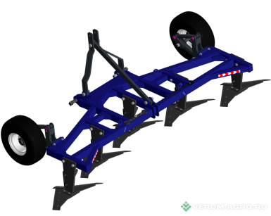 Плуги и глубокорыхлители - ДИБОР Культиватор плоскорез глубокорыхлитель КПГ-5 полуприцепной, с цельной рамой