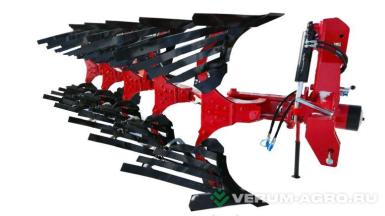 Плуги и глубокорыхлители - ALPLER Оборотный плуг 5-ти корп. с перьевыми отвалами Tor 5, навесной плуг, болтовая защита