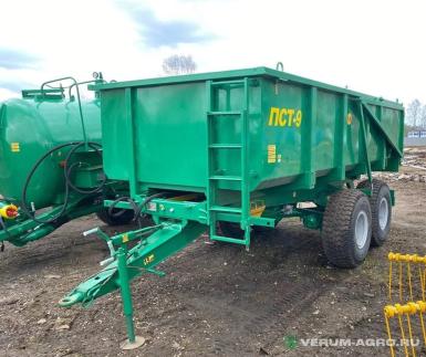 Полуприцепы - БОБРУЙСКАГРОМАШ ПСТ-9, полуприцеп тракторный с бортами 500мм