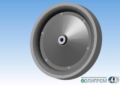 Оборудование для мясопереработки - ПОЛИПРОМ КОЛЕСО ДЛЯ ТЕЛЕЖКИ “РИКША” ЛИТОЕ 