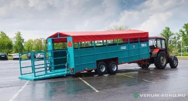 Полуприцепы - БОБРУЙСКАГРОМАШ Тележка для перевозки скота  ТПС6-01