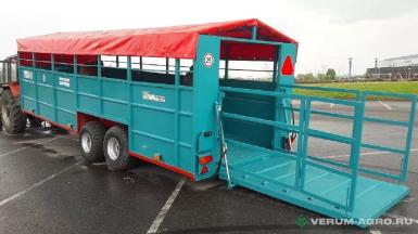 Полуприцепы - БОБРУЙСКАГРОМАШ Тележка для перевозки скота  ТПС6-01