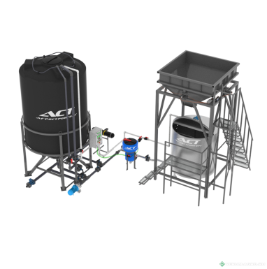 Прочее - АГРОСТРОЙТОРГ Растворный узел 10 м³  - с миксером на 3500 л и бункером 3 м.куб 
