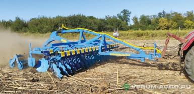 Дискаторы - РЗС АГЛ-4,5 борона дисковая (аналог  LEMKEN «Rubin 9/6  цельнорамная, полуприцепная (XL)