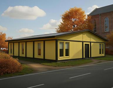 Быстровозводимые конструкции - КОНВЕЙТ Модульное офисное здание КОНВЕЙТ H-SE(В)-3 (211 м2)