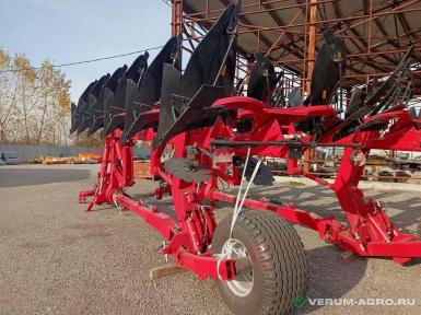 Плуги и глубокорыхлители - ALPLER 6-и корпусный оборотный плуг (5+1) on - land, без предплужников, сплошной отвал