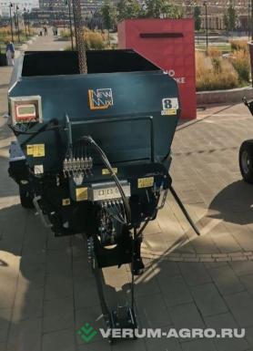 Кормораздатчики-смесители - NEWMIX HR8 Горизонтальный двухшнековый миксер-кормораздатчик