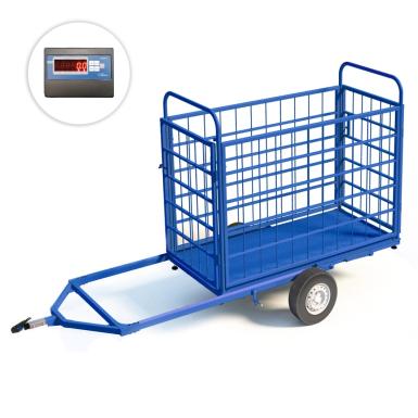 Животноводческие весы - ЭЛЬТОН (СК) Весы-автоприцеп животноводческий ЭЛЬТОН(СК) -600 (1500 х 600 мм), А-12Е/Титан12