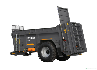 Разбрасыватели удобрений - KOBLiK Разбрасыватель органических удобрений SF 114 c вертикальной битерной системой