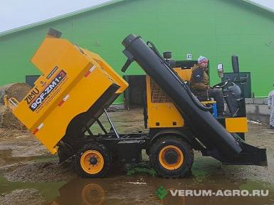 Навозоудаление - ZIMU 3 кубовый самоходный навозоуборщик 9QF-ZM-1-3
 