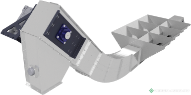 Транспортировка зерна - KOBLiK Скребковый конвейер KS 150 