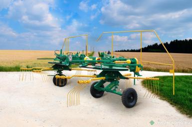 Ворошилки - БОБРУЙСКАГРОМАШ Грабли-ворошилки  ГВР-630 роторные