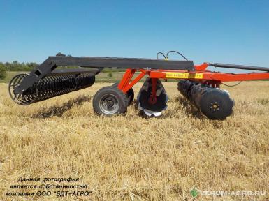 Бороны - БДТ-АГРО Борона дисковая БД 3х2 двухрядная прицепная с прикатывающим планчатым катком