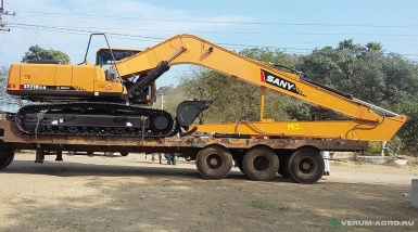 Экскаваторы - SANY SY215C Long Reach, 15,5 м (Длиннорукий экскаватор) Гусеничный экскаватор
