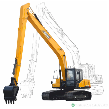 Экскаваторы - SANY SY215C Long Reach, 15,5 м (Длиннорукий экскаватор) Гусеничный экскаватор