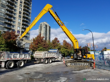 Экскаваторы - SANY SY215C Long Reach, 15,5 м (Длиннорукий экскаватор) Гусеничный экскаватор