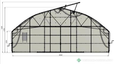 Теплицы - ИП МОСКВИТИН П.С. Теплица блочная ПЛ 20м х 100м 