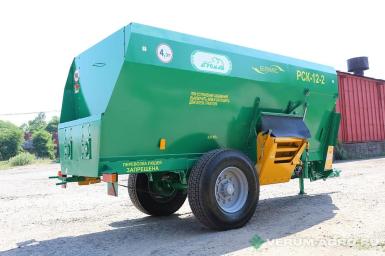 Кормораздатчики-смесители - БОБРУЙСКАГРОМАШ Измельчитель-смеситель-раздатчик кормов  ИСРВ-12-1  с автономной маслостанцией