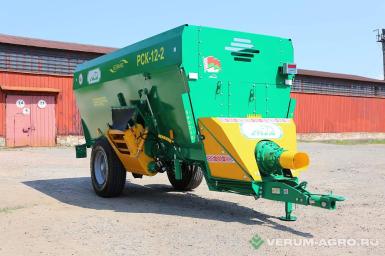 Кормораздатчики-смесители - БОБРУЙСКАГРОМАШ Измельчитель-смеситель-раздатчик кормов  ИСРВ-12-1  с автономной маслостанцией