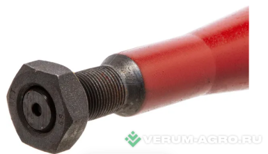 Запчасти - 0518280 Зуб погрузчика прямой STOLL L - 800, Ø 37, M20 x 1.5  (BPT, Италия) (FT8)