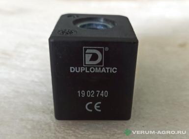 Запчасти - 1902740 Катушка 12VDC (соленоид) DUPLOMATIC