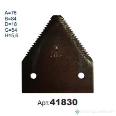 Запчасти - Сегмент с верхней насечкой, 2,7 мм, S7, K 34390 1