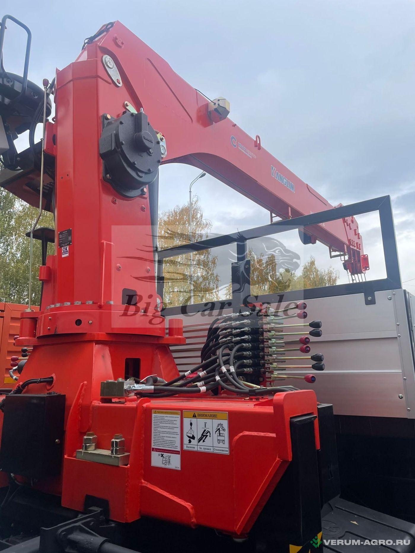 Специальные автомобили - КАМАЗ 65117-0104020-В5 Бортовой автомобильс КМУ Kanglim KS1256G-II