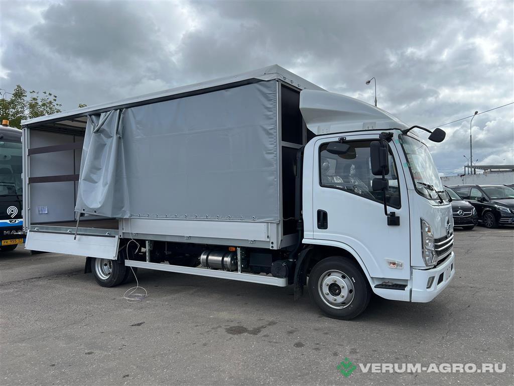Грузовой автотранспорт - SDAC K7.5 Бортовая платформа с воротами и шторным механизмом