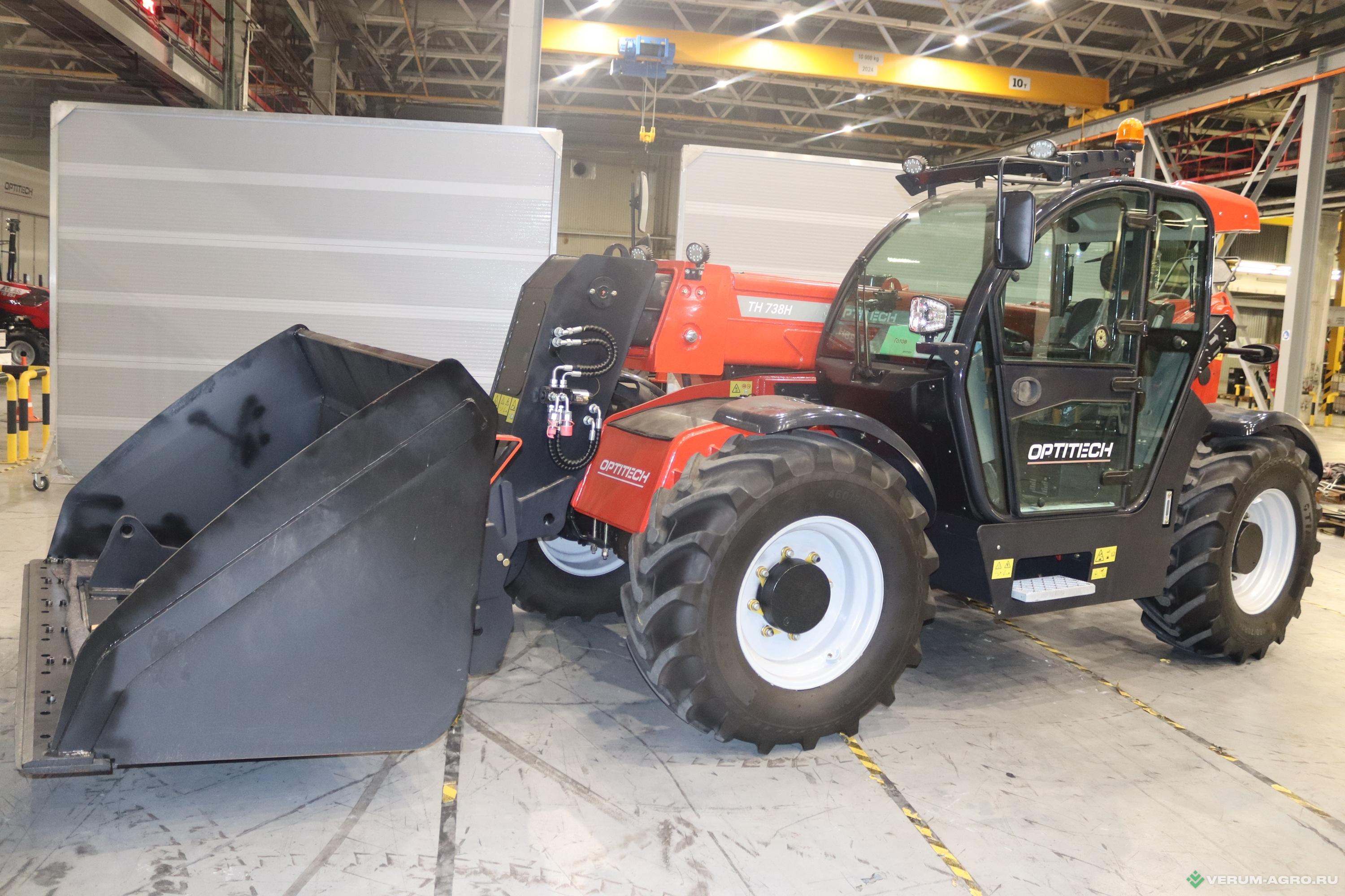 Телескопические погрузчики - OPTITECH TH 738H 