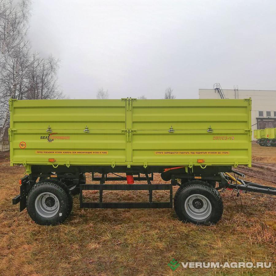 Прицепы для с/х техники - БЕЛАГРОМАШ Прицеп тракторный самосвальный 2ПТС-10