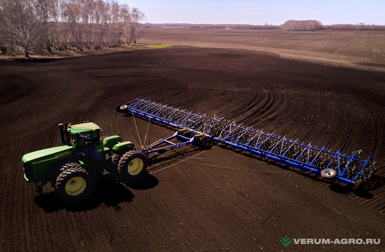 Бороны - ДИБОР Сцепка бороновальная двухследная СБГ-18-2 с боронами БЗТ (тросовая сцепка)