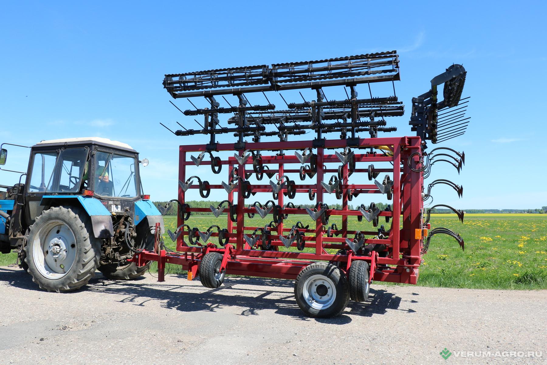 Культиваторы - ТЕХМАШ Культиватор КПМ-8 Евро с пружинно-катковой приставкой