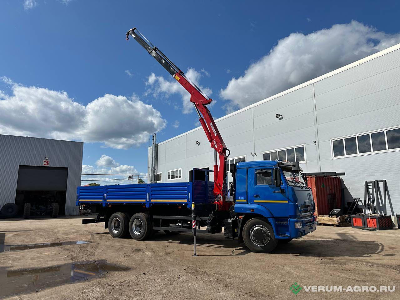 Грузовой автотранспорт - КАМАЗ 65117  бортовой с КМУ BonfiglioliP15000L/2SI(ИТАЛИЯ)