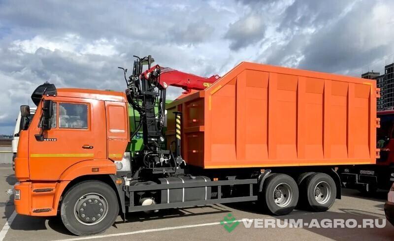 Грузовой автотранспорт - КАМАЗ Металловоз 659004-000-56 с КМУ ВМ10-74M (7,4м)