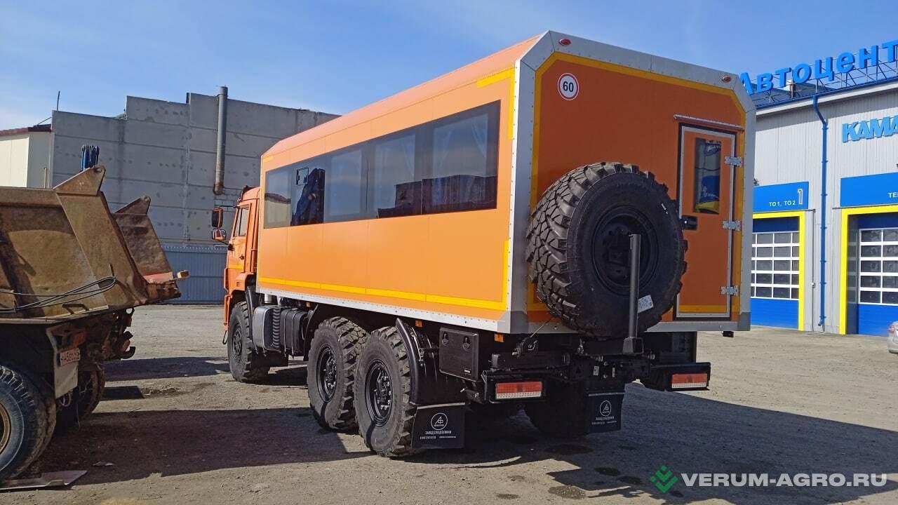 Специальные автомобили - КАМАЗ вахтовый автобус 28+2 модель 42261-211-48 