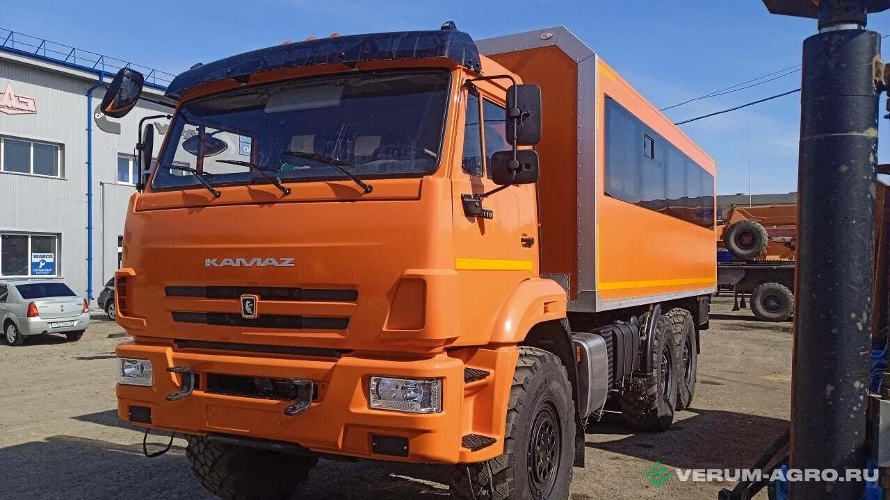 Специальные автомобили - КАМАЗ вахтовый автобус 28+2 модель 42261-211-48 