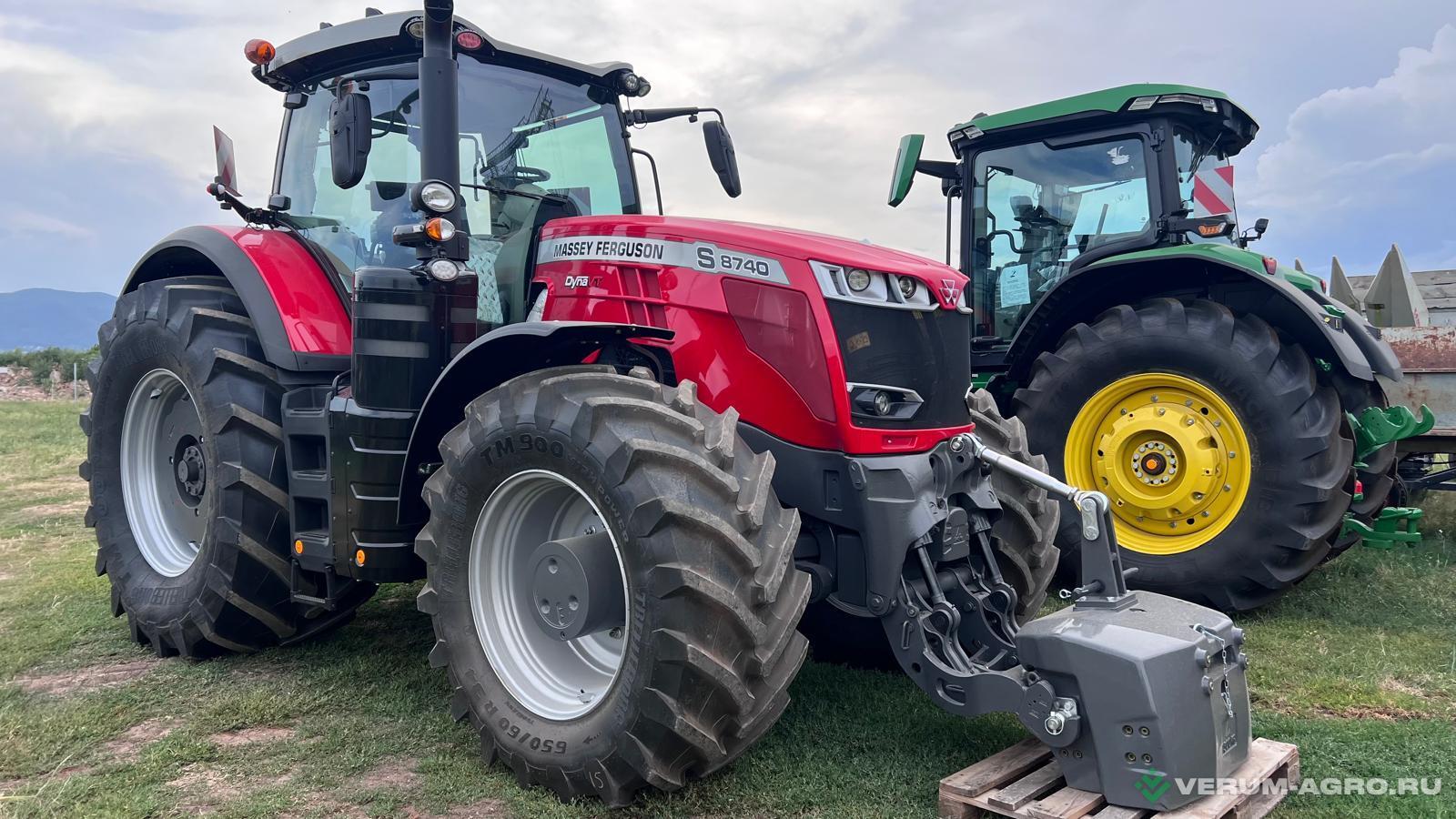Колесные тракторы - MASSEY FERGUSON 8740S 