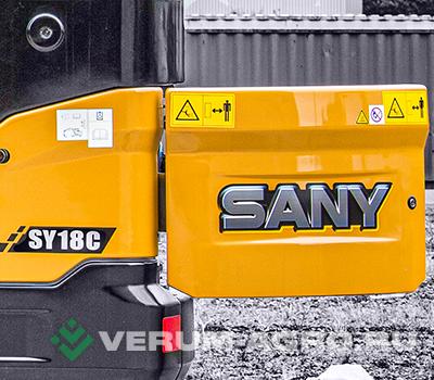 Экскаваторы - SANY SY18C Гусеничный мини-экскаватор